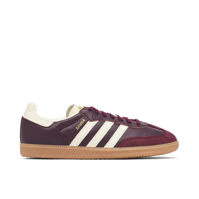 Adidas Samba OG Maroon Cream Gold