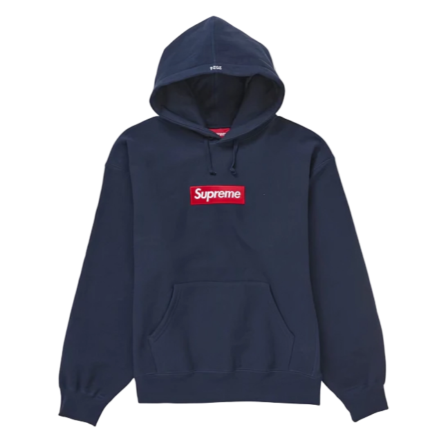 Supreme Box Logo Hoodie Navy (FW24)
