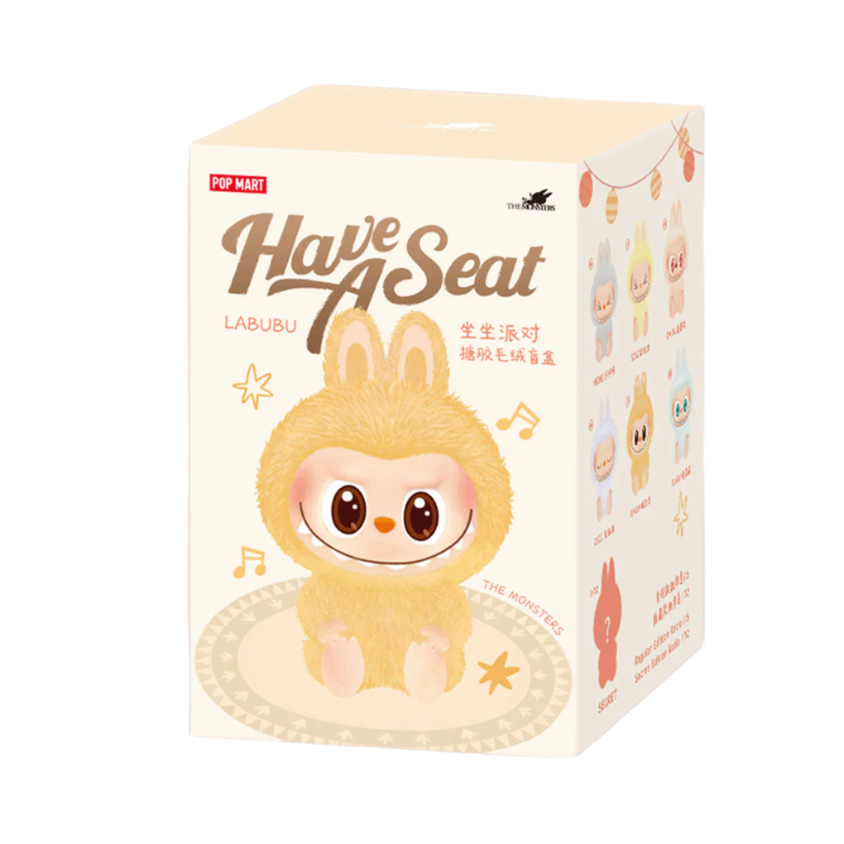 Pop Mart Labubu THE MONSTERS Have a Seat Vinyl Plush