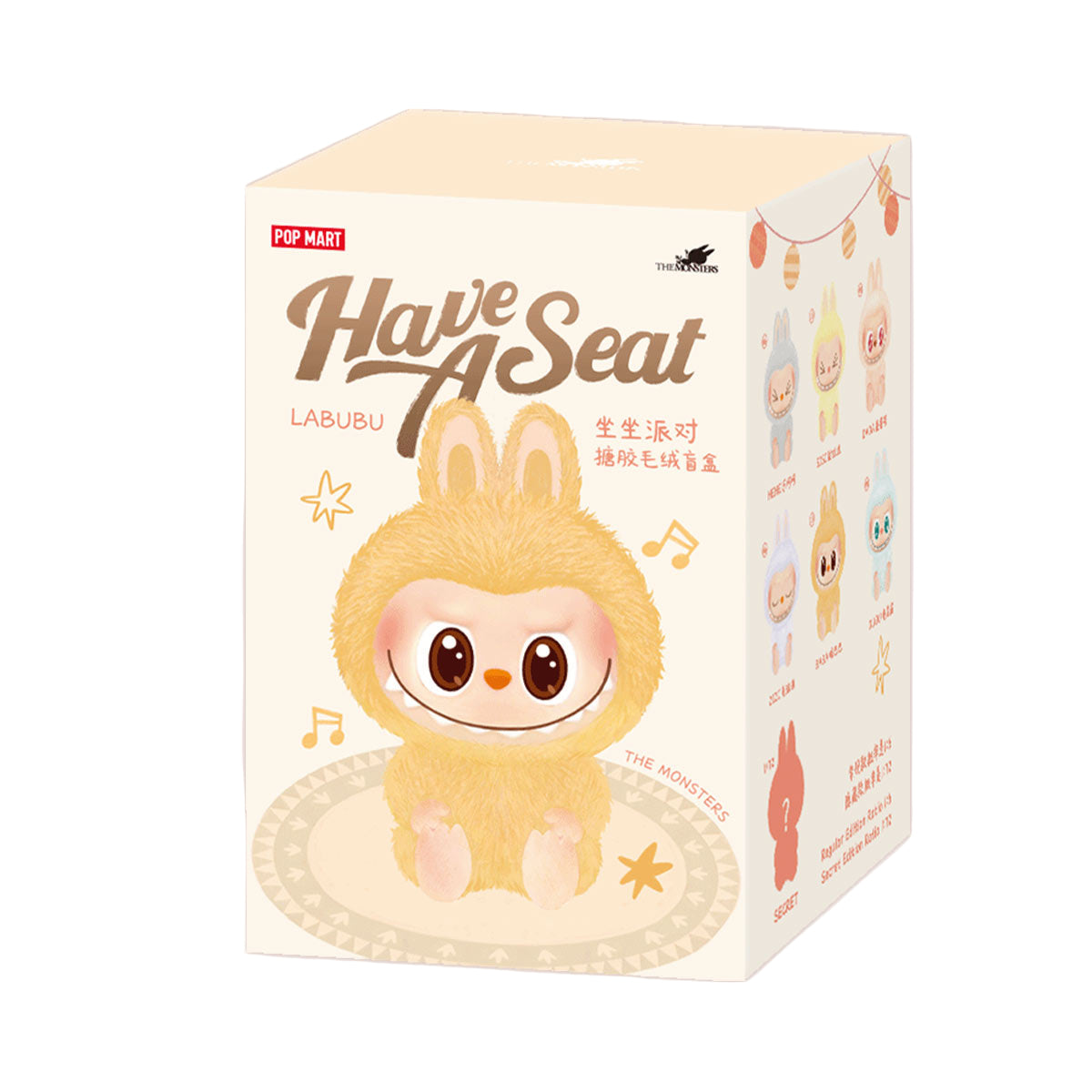 Pop Mart Labubu THE MONSTERS Have a Seat Vinyl Plush