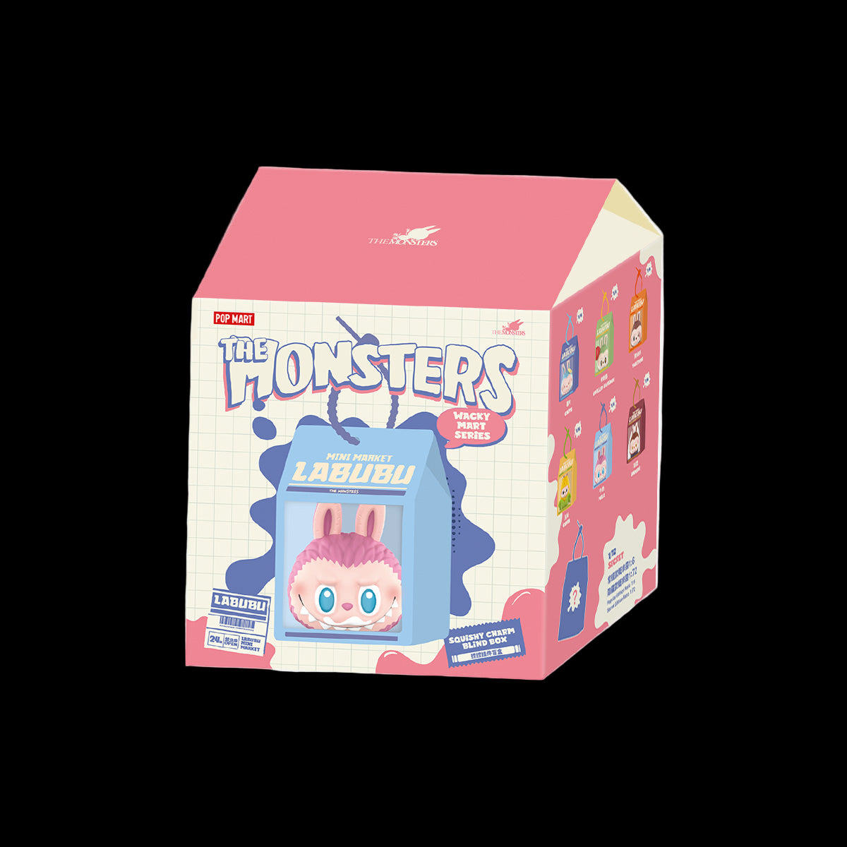 Pop Mart Labubu The Monsters Wacky Mart Series-Pinch Pendant Blind Box Set