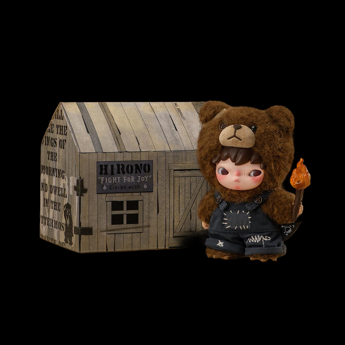 Pop Mart Labubu Hirono Living Wild-Fight for Joy Plush Doll
