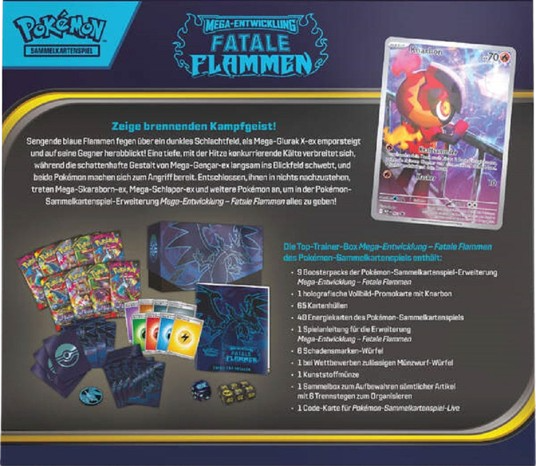 Pokemon Mega-Entwicklung Fatale Flammen Top-Trainer-Box PREORDER