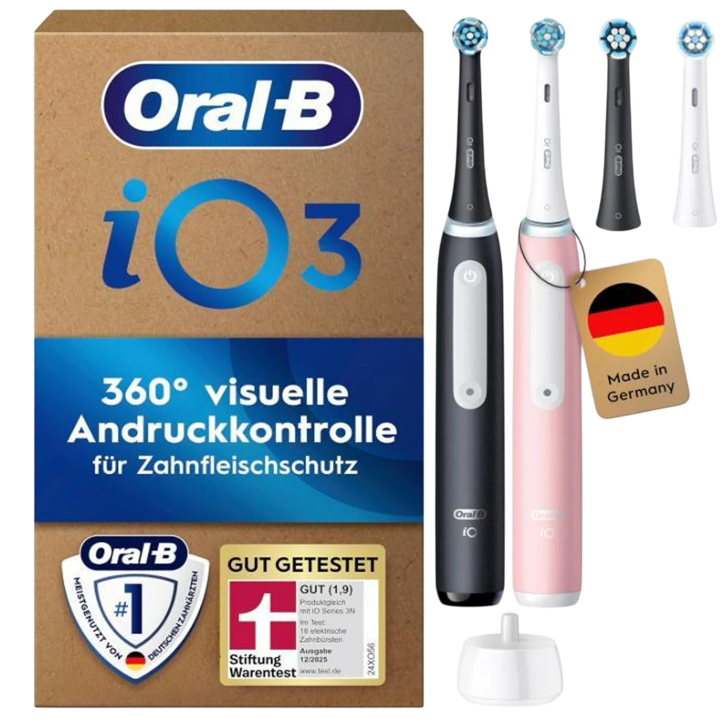 Oral-B iO Series 3 Plus Edition Doppelpack Elektrische Zahnbürste