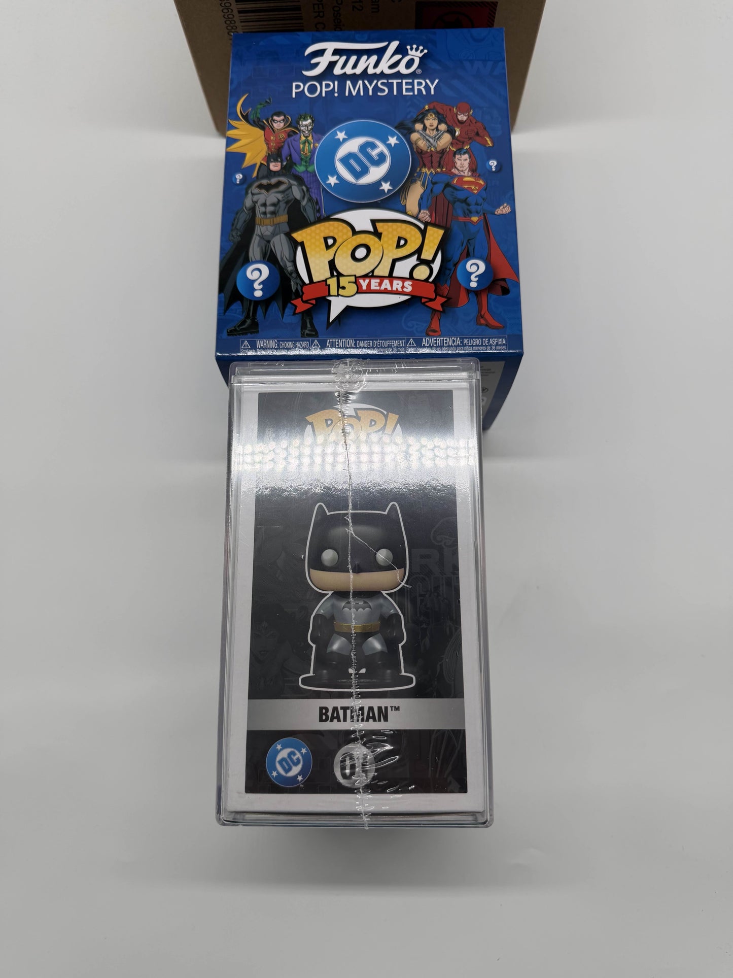 Funko Pop Mystery DC Comics (Metallic) with Pop! Curiosities & Oddities