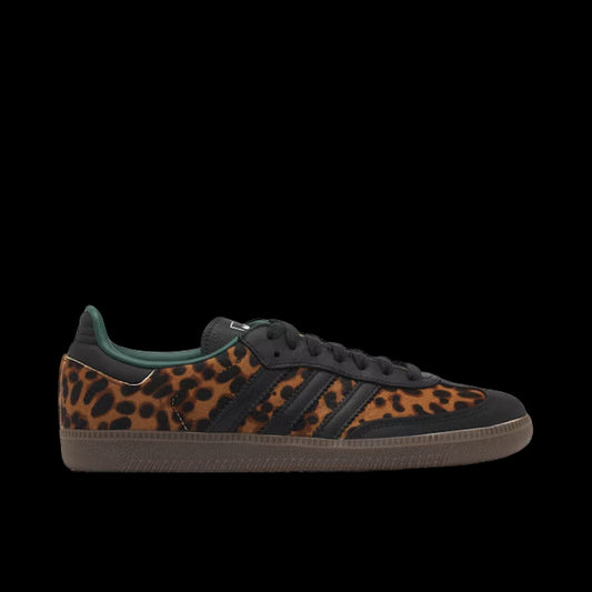 Adidas Samba OG Black Green Leopard