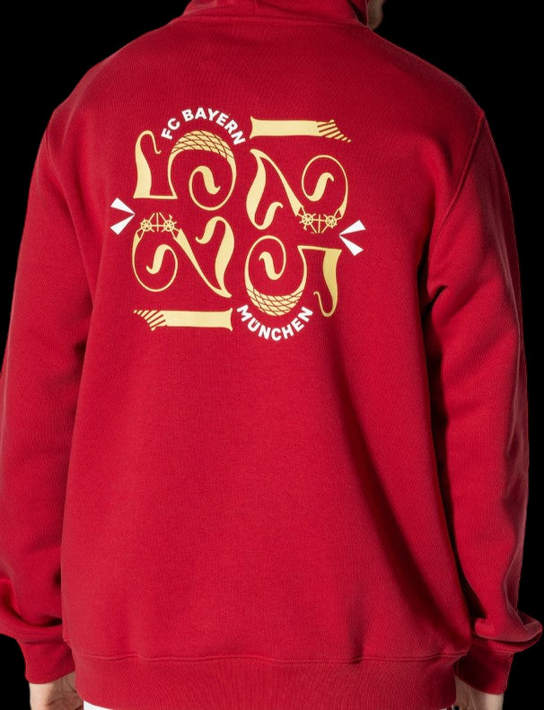 Adidas FC Bayern München 125. Jubiläum Hoodie Rot