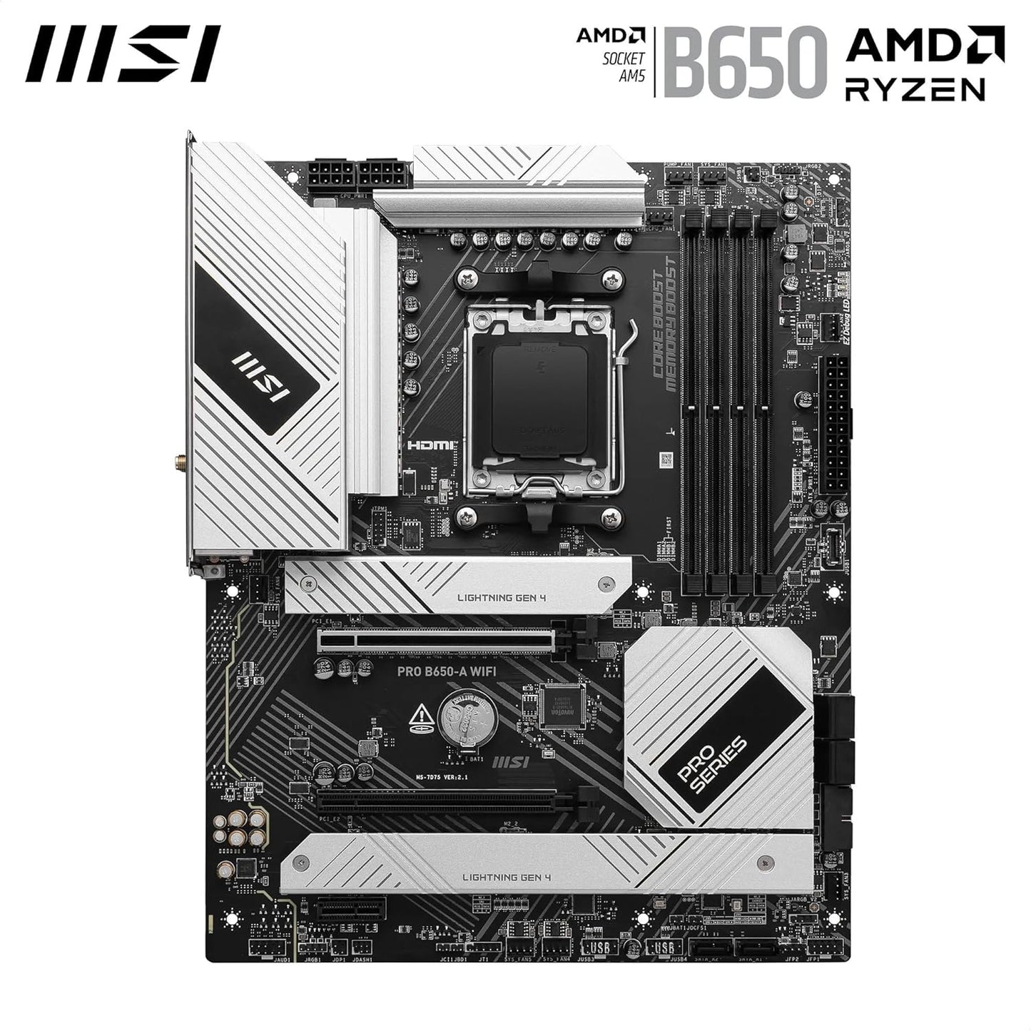 MSI PRO B650-A WiFi Mainboard ATX AM5