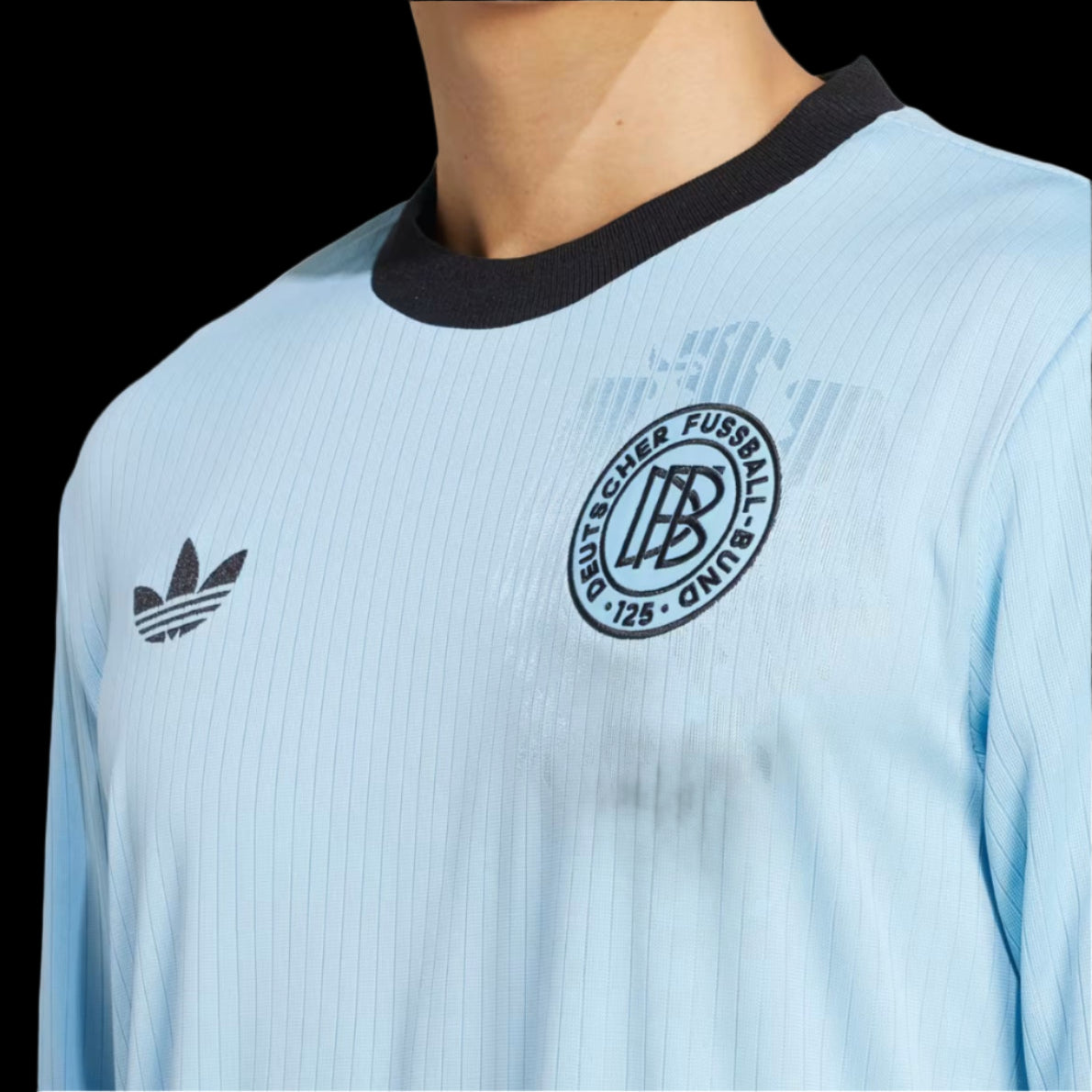 Adidas Jubiläum DFB Hellblau Sleeve Langarm Trikot