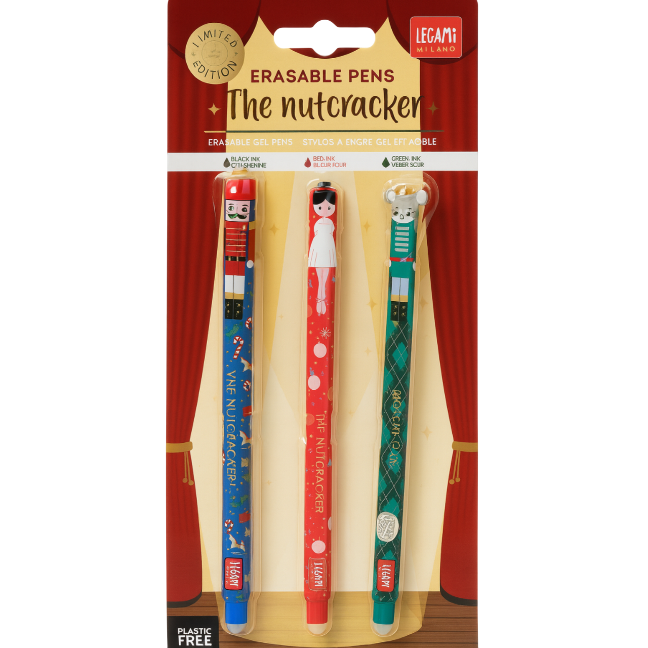 Legami Gelstifte The Nutcracker Set of 3 - Weihnachten 2025