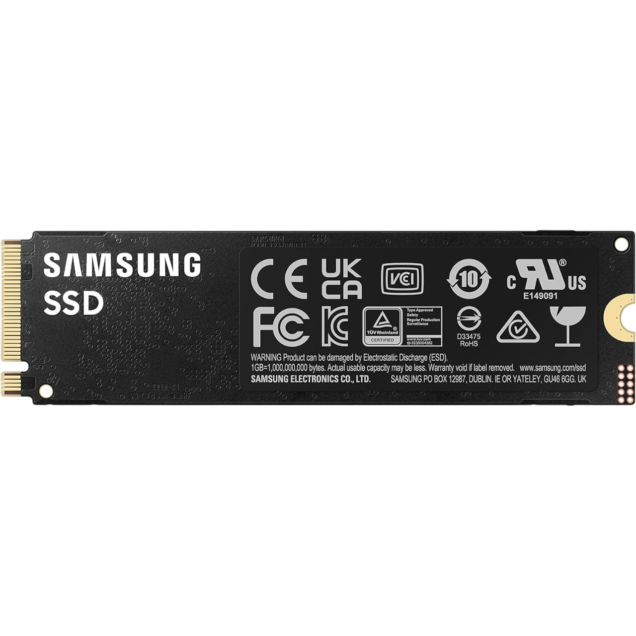 Samsung 990 PRO 1TB NVMe M.2 PCIe 4.0 SSD (MZ-V9P1T0BW)
