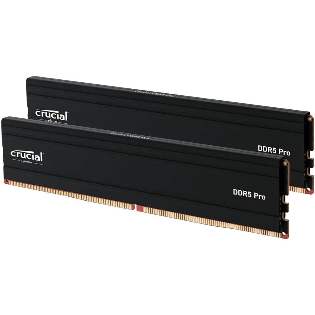 Crucial Pro DDR5 RAM 32GB (2x16GB) 6000MHz CL48 – XMP/EXPO (CP2K16G60C48U5)