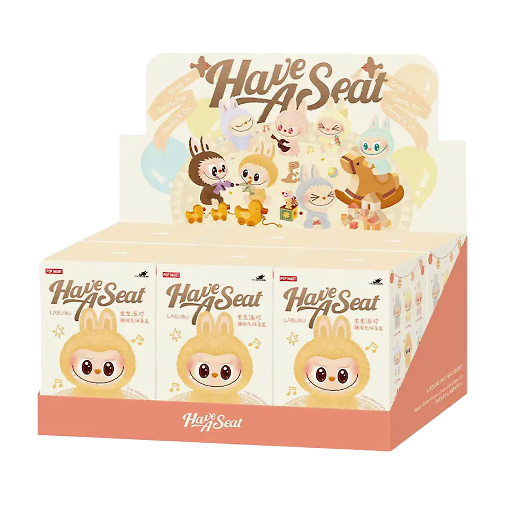 Pop Mart Labubu The Monsters Have a Seat Vinyl Plush Blind Box Set