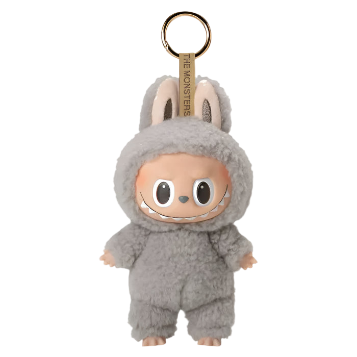 Pop Mart Labubu The Monsters Tasty Macarons Sesame Bean Plüsch Pendant