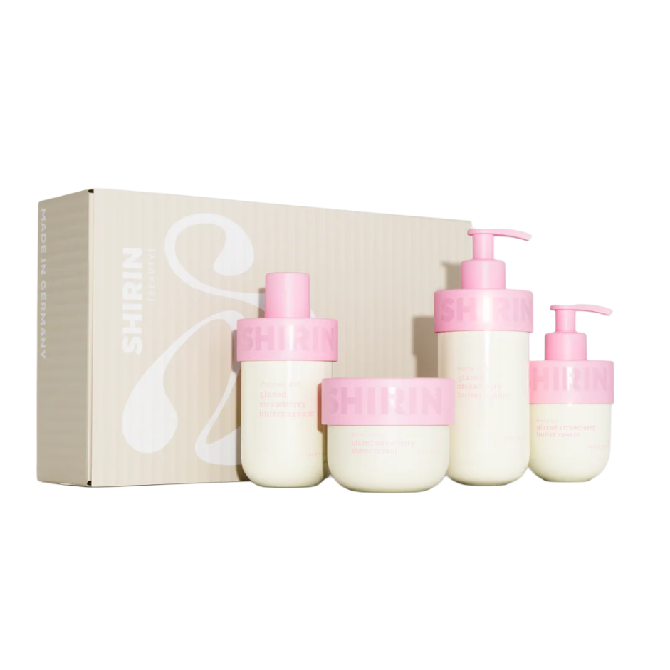 Shirin Beauty Glow Girl Milk Set Glazed Strawberry Butter Cream