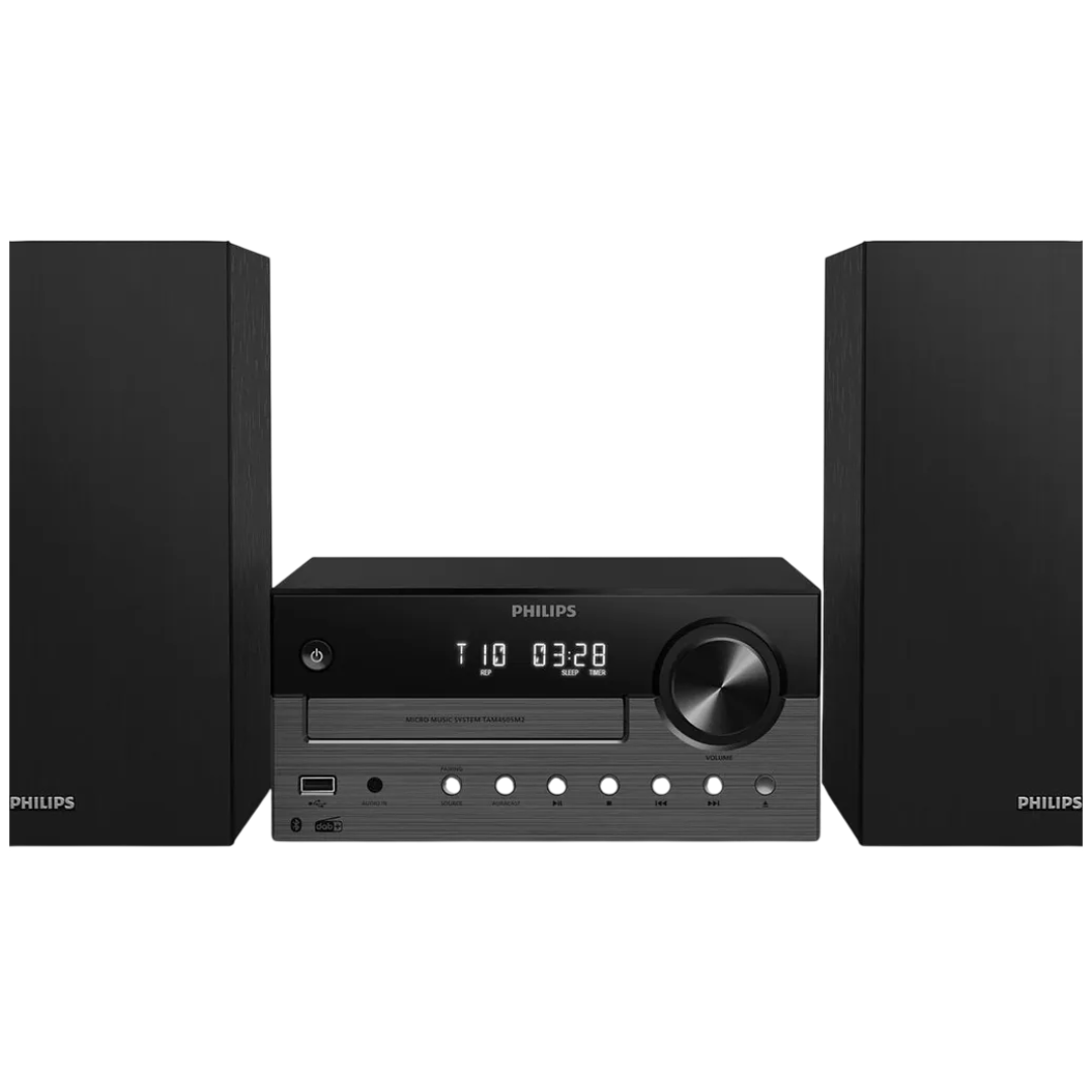 Philips TAM4505M2/12 Heim-Audio-Mikrosystem Schwarz/Dunkelgrau