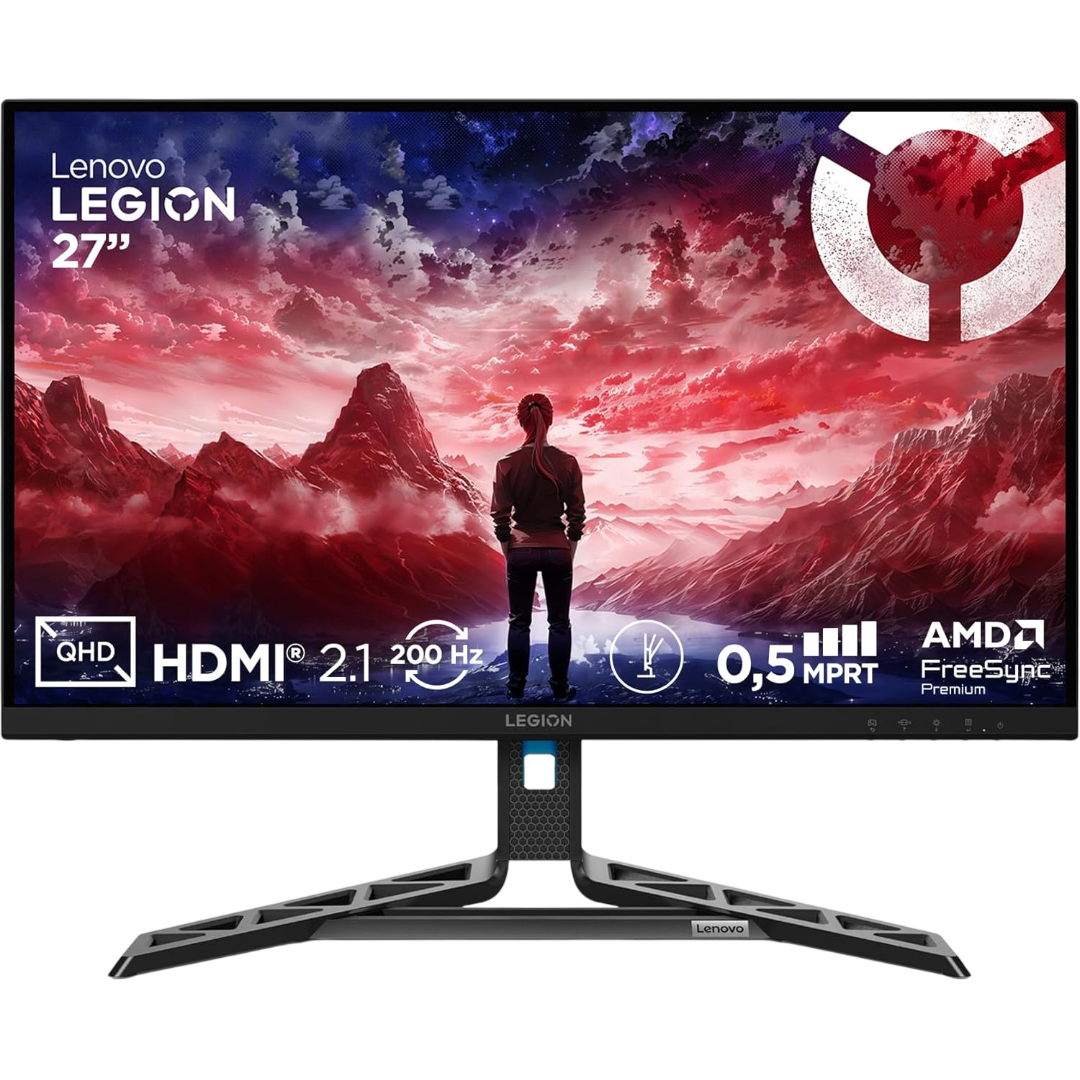 Lenovo Legion R27qe Gen 2 Gaming-Monitor 27 Zoll Quad HD Schwarz