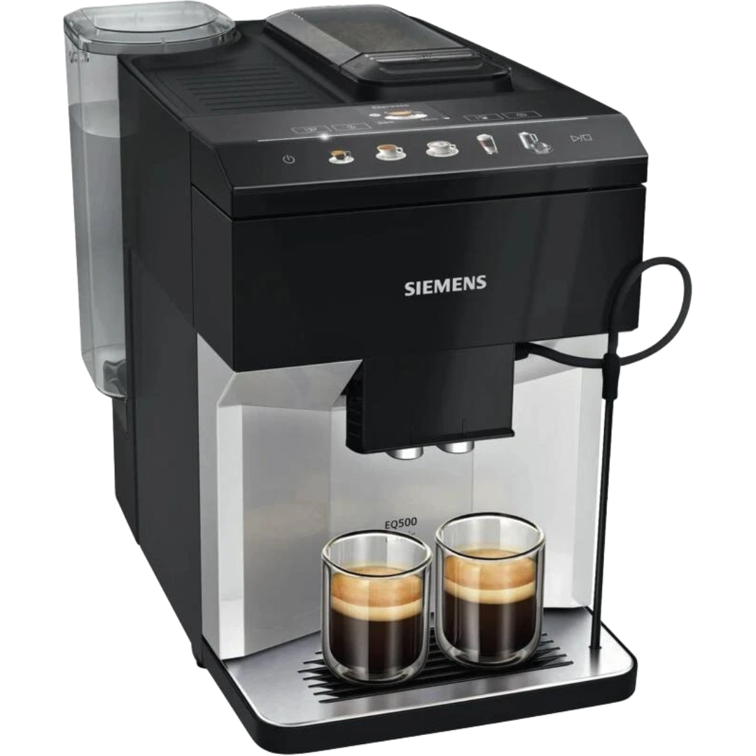 Siemens EQ500 classic TP511D01 Kaffeevollautomat Schwarz/Silber