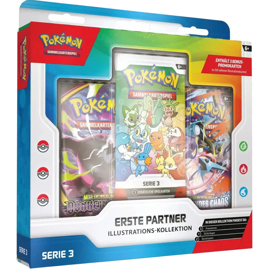 Pokemon Erste Partner Illustrations-Kollektion Serie 3
