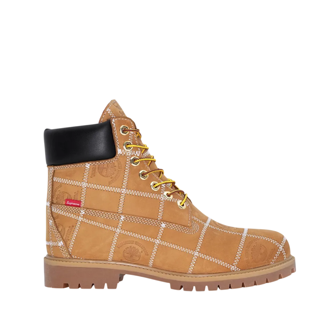 Timberland x Supreme 6" Premium Waterproof Boot Patchwork Wheat (TB0A5TBZ754)