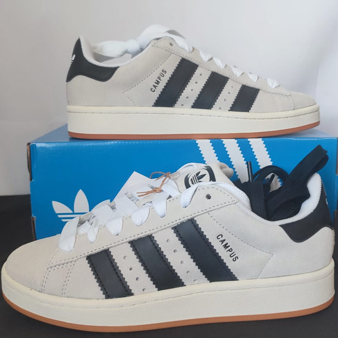 Adidas Campus 00s Crystal White Core Black