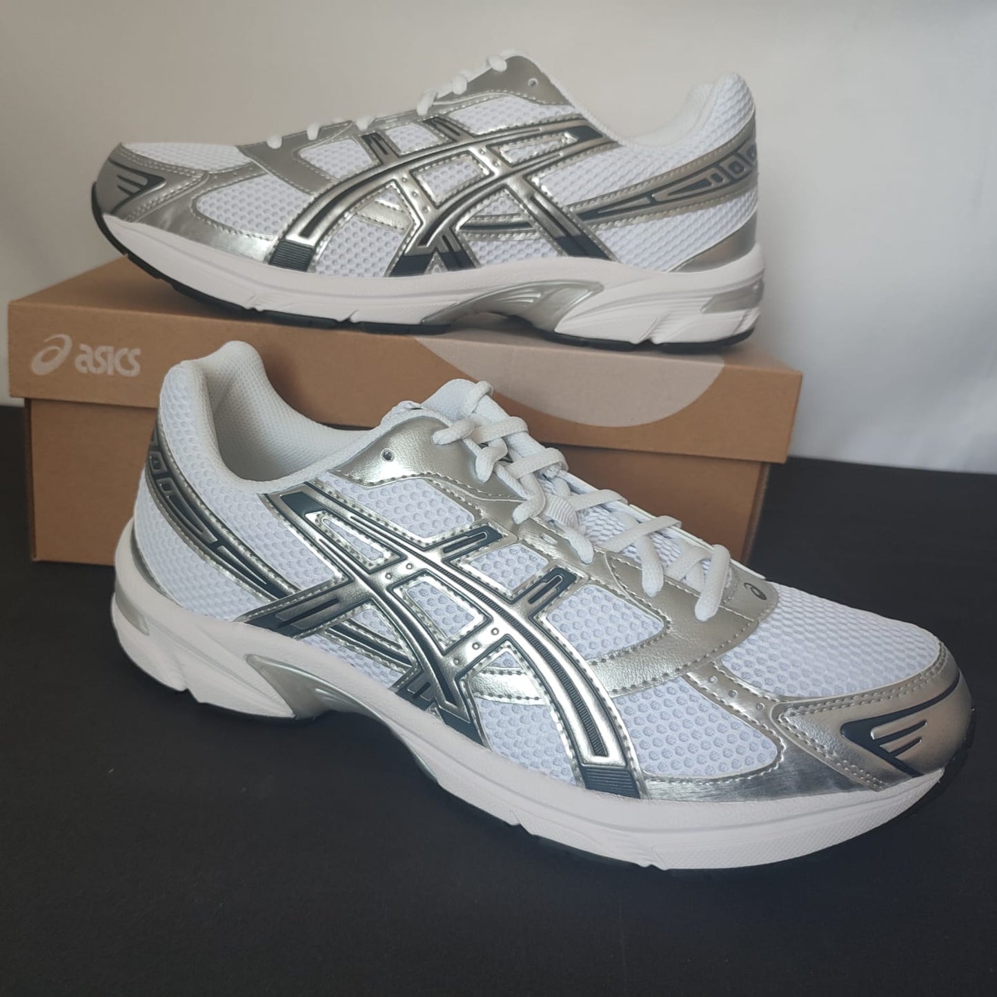 ASICS Gel-1130 White Silver Black Silver