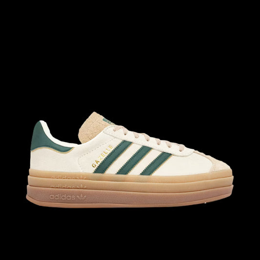 Adidas Gazelle Bold Beige Collegiate Green