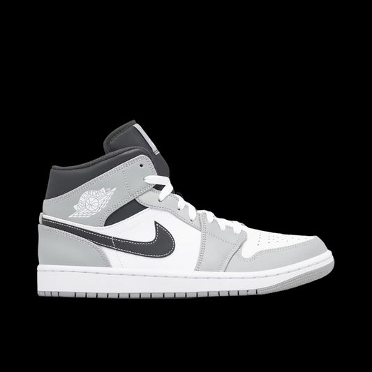 Air Jordan 1 Mid Smoke Grey Black