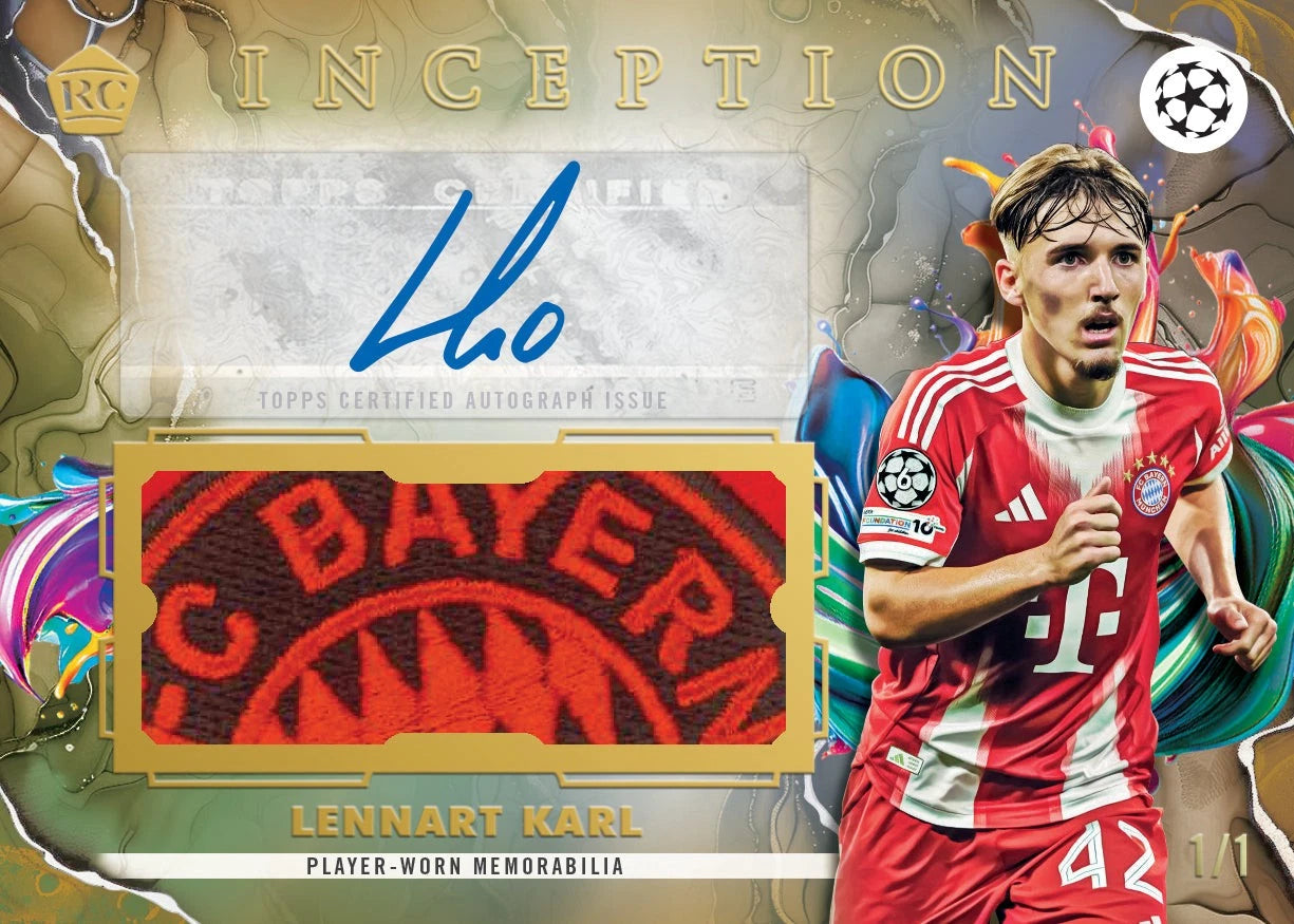 Topps Inception UEFA Club Competitions 2025/26 Hobby Box PREORDER