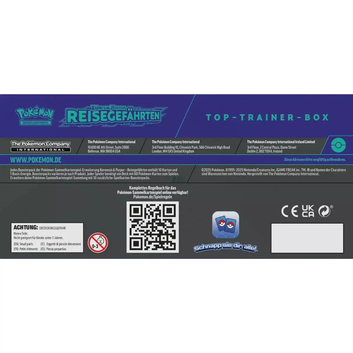 Pokemon Reisegefährte Top Trainer Box (DE)