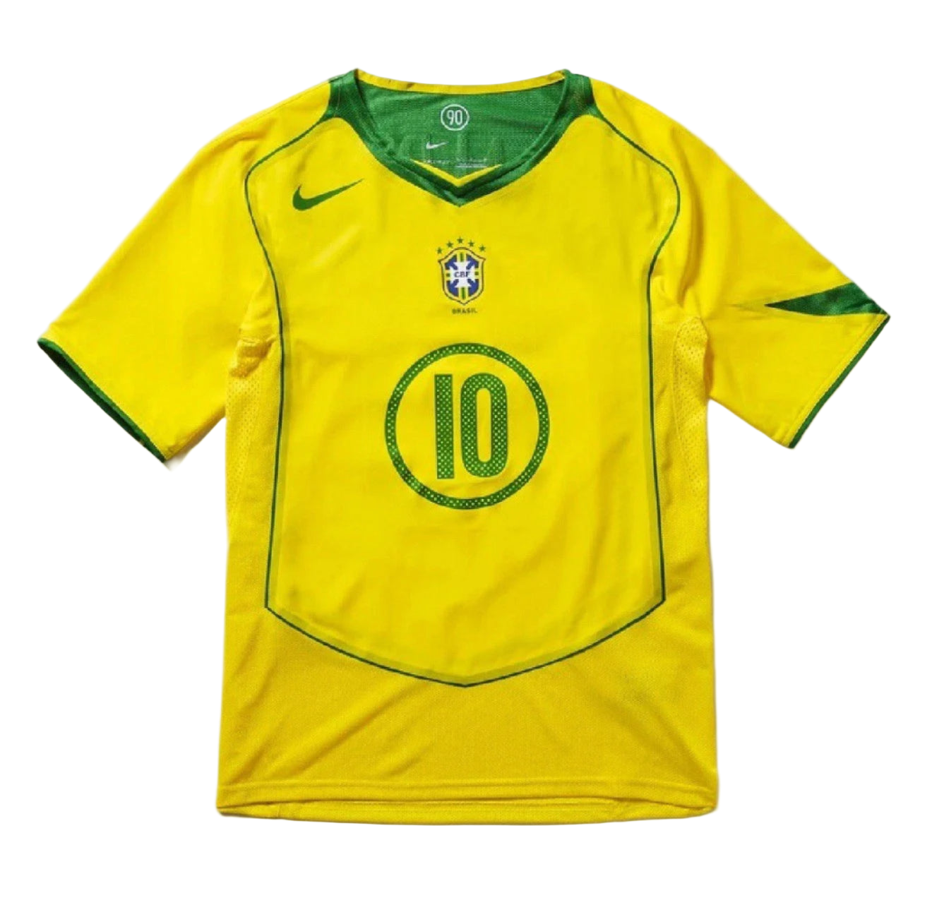 Nike Brasilien 2004 T90 Reissue Ronaldinho Trikot