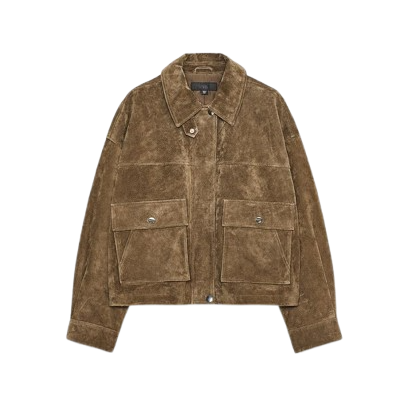 Zara Bomberjacke 100% Leder