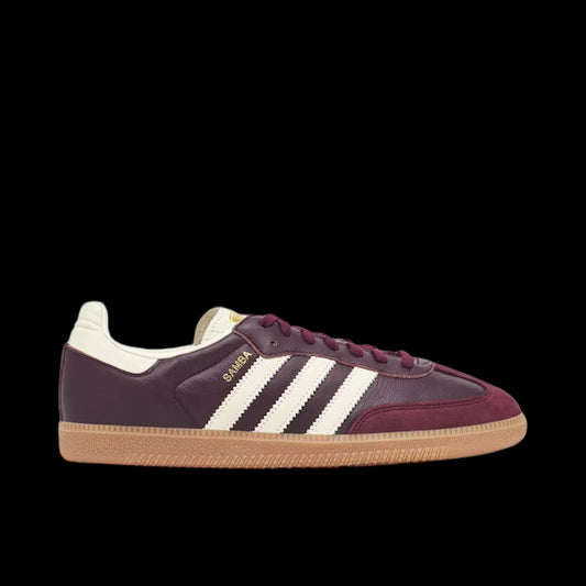Adidas Samba OG Maroon Cream Gold