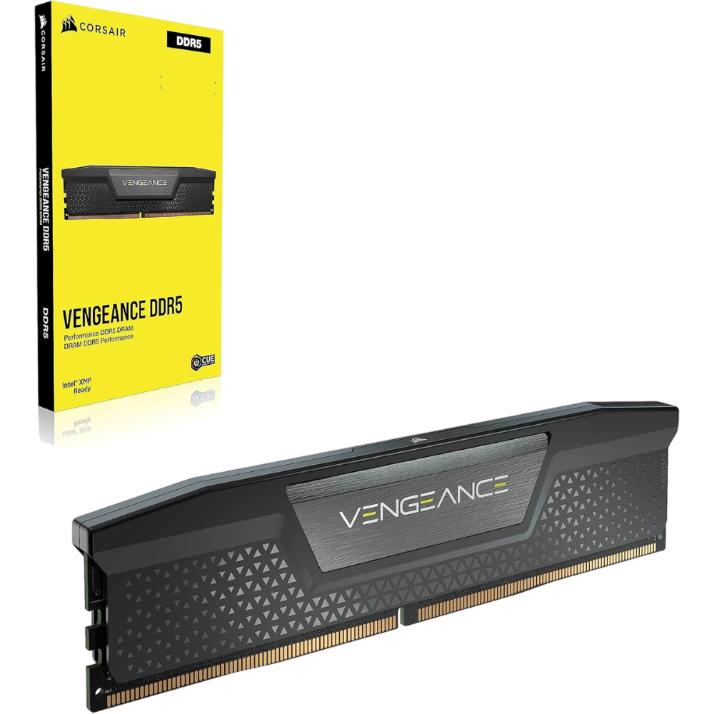 CORSAIR VENGEANCE DDR5 RAM 48GB (2x24GB) 6000MHz CL36 Intel XMP Compatible iCUE Computer Memory - Black (CMK48GX5M2E6000C36)