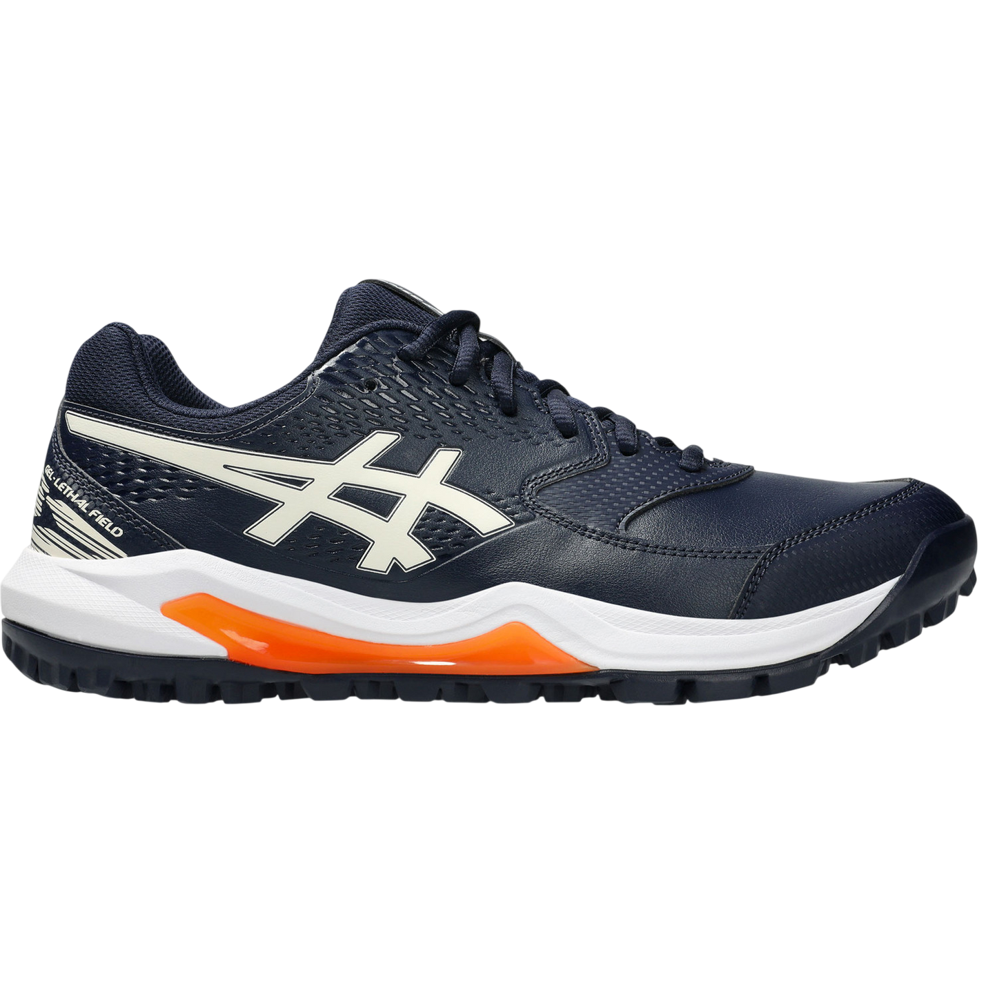 ASICS GEL-Lethal Field 2 Hockeyschuhe Navy/Cream (1113A046)