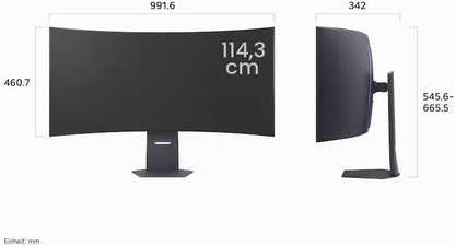 LG UltraGear 45GX950A-B 45" Curved 5K2K OLED Gaming Monitor 165Hz/330Hz (45GX950A-B.AEU)