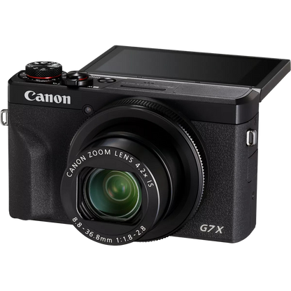 CANON POWERSHOT G7X MARK III Digitalkamera Schwarz, 4.2fach opt. Zoom, WLAN