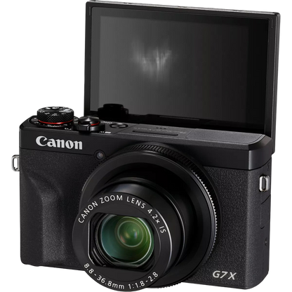 CANON POWERSHOT G7X MARK III Digitalkamera Schwarz, 4.2fach opt. Zoom, WLAN