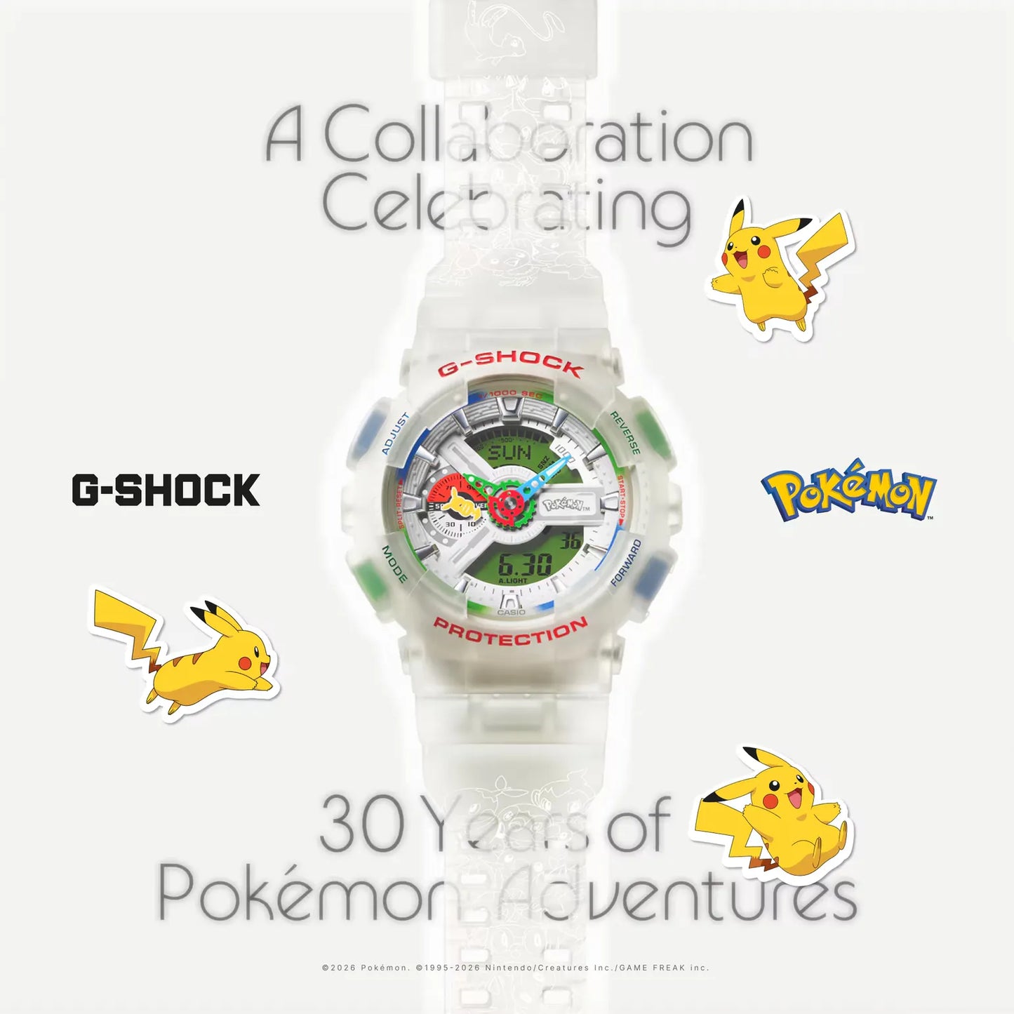 G-SHOCK Casio x Pokémon GA-110PKM-7AER