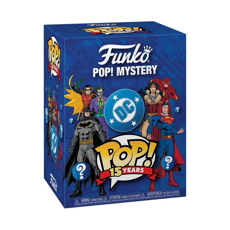 Funko Pop Mystery DC Comics (Metallic) with Pop! Protector