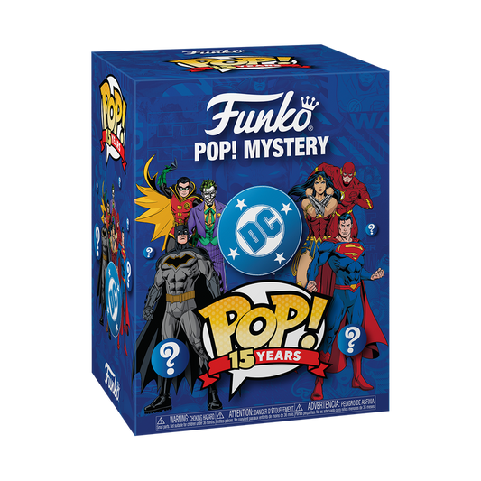 Funko Pop Mystery DC Comics (Metallic) with Pop! Protector