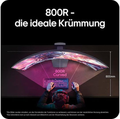 LG UltraGear 45GX950A-B 45" Curved 5K2K OLED Gaming Monitor 165Hz/330Hz (45GX950A-B.AEU)