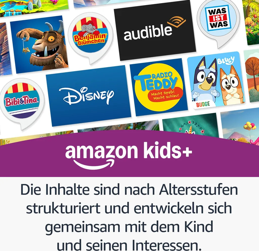 Amazon Echo Dot Kids (5. Gen.) Smart Speaker mit Alexa Regenbogenwirbel (B0FD46F2YK)