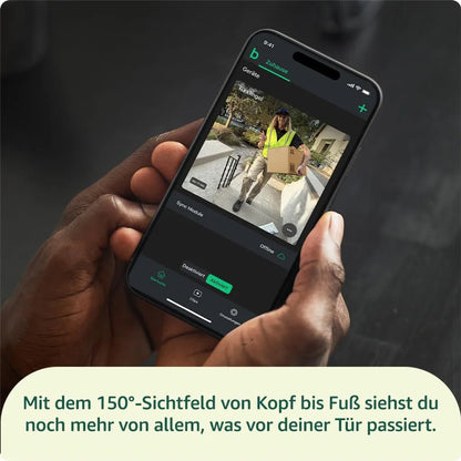 Blink Video Doorbell (2. Gen.) Smarte Video-Türklingel mit Kamera Schwarz (B0DJDT9XH4)