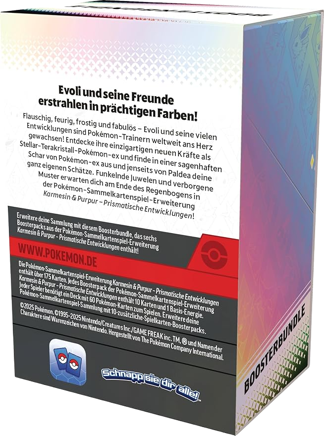 Pokemon Prismatische Entwicklung Boosterbundle (6 Boosterpacks)