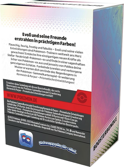 Pokemon Prismatische Entwicklung Boosterbundle (6 Boosterpacks)