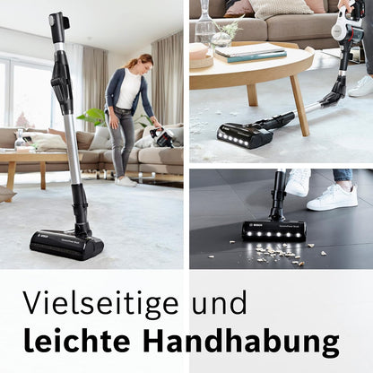 Bosch Unlimited 7 Akku-Handstaubsauger Weiß mit Wechselakku (BKS711MTB)