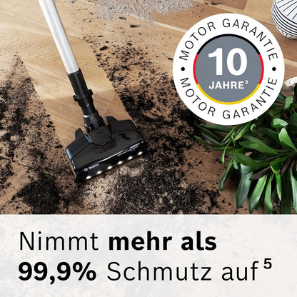 Bosch Unlimited 7 Akku-Handstaubsauger Weiß mit Wechselakku (BKS711MTB)