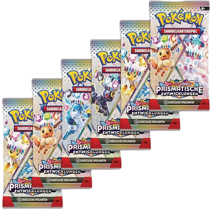 Pokemon Prismatische Entwicklung Boosterbundle (6 Boosterpacks)