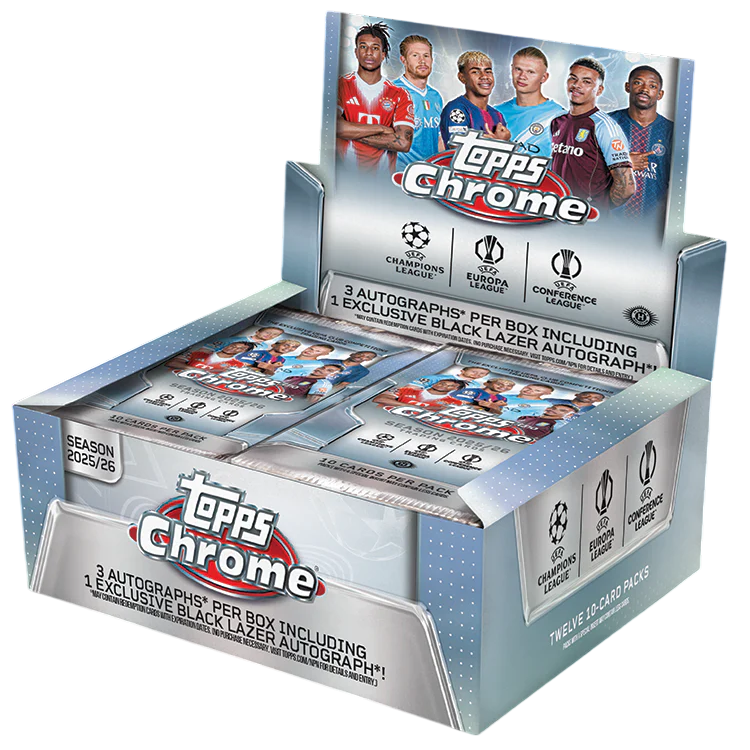 Topps Chrome UEFA Club Competitions 2025-26 - Jumbo Box